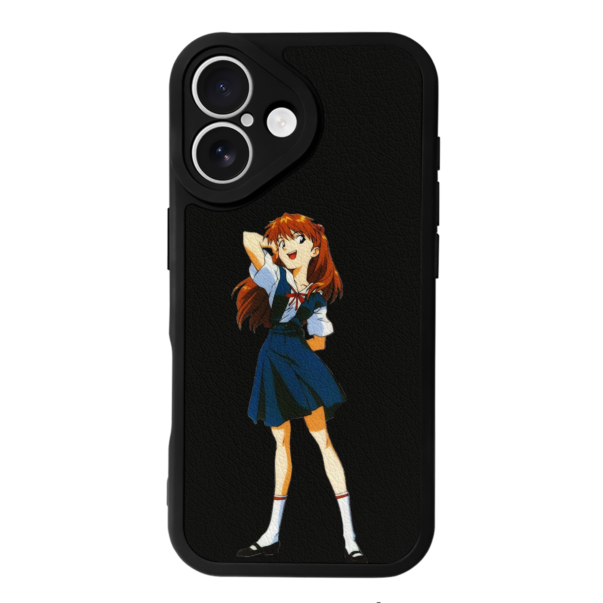 （画像用） EVA 新世紀エヴァンゲリオン 【iPhone 16シリーズ対応】シリコンスマホケース（レザー調） 材質：シリコン
